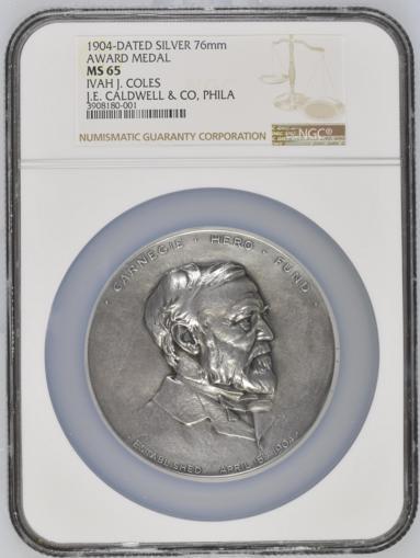PAN member Matt Campbell was fortunate to purchase a very early silver version of this beautiful award on Ebay.