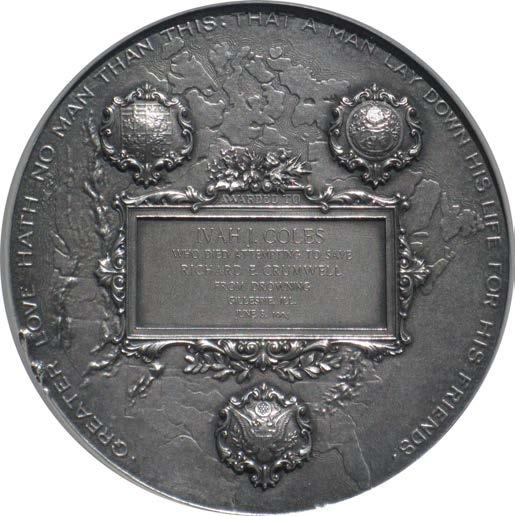 The reverse was inscribed with the name Ivah Coles.