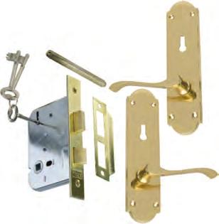 Handle Combo sets are a combination of the SABS Approved Premium Mortice Lock sets and their High Quality