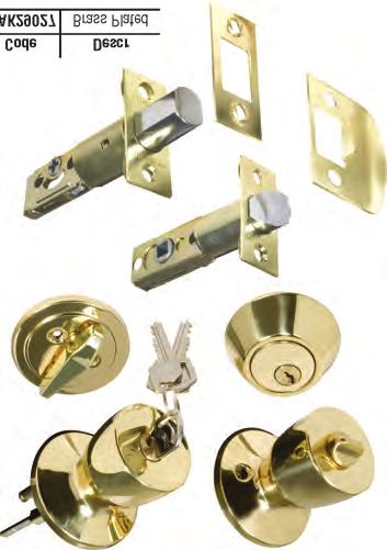 exterior locking applications, Entry door 