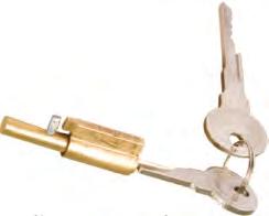 matched keys KEYHOLE BLOCKER SOLID BRASS A solid brass lock  matched keys