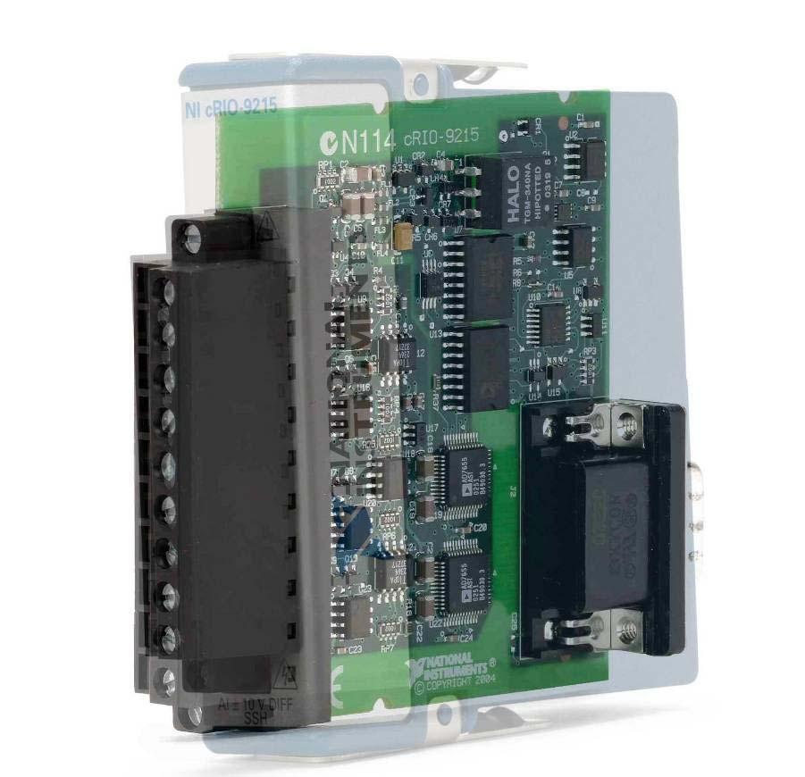 Inside a Modern I/O Module Direct Connectivity Screw terminals, BNC, D-Sub connectors for industrial sensors and actuators Isolation Barrier Safety, noise immunity, commonmode rejection Built-in