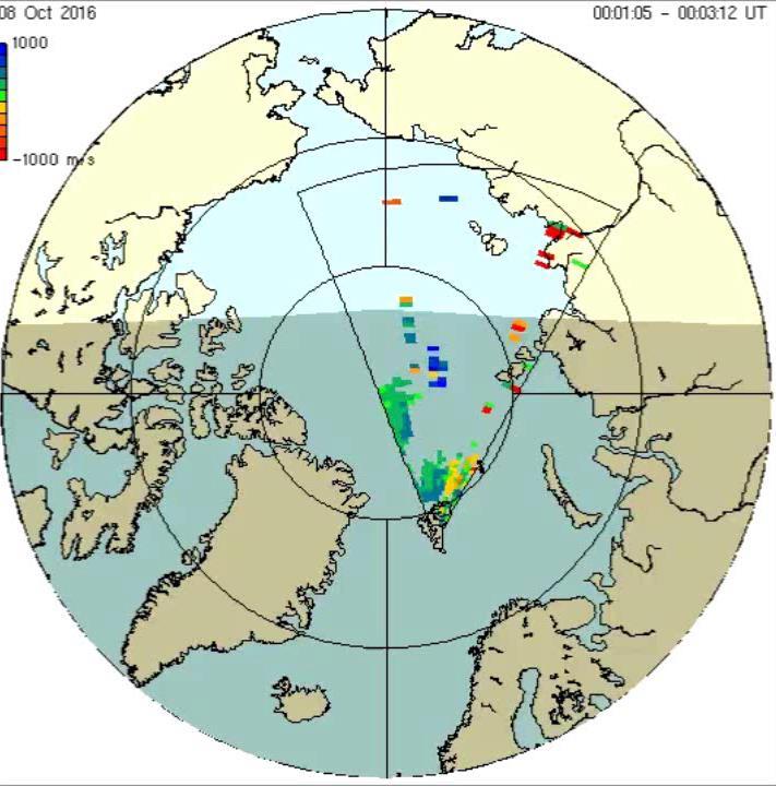 The Svalbard SuperDARN Radar Operates between 9-20 MHz Range