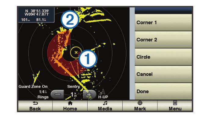 Radar Display Modes NOTE: Not all modes are available with all radar devices and all chartplotters. Select Radar, and select a mode.