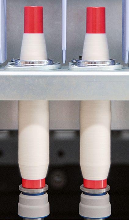 The central machine control system EasySpin ensures a constant, reproducible yarn quality.