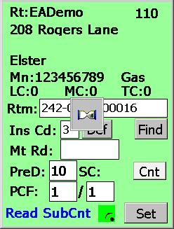 After the 3 seconds, the module broadcasts the module s RTM number and is recognized by the handheld.