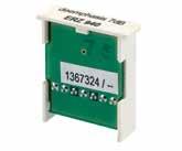 Accessories Zero cards EBC 01E-1G, EBC 00-1G2 Features Plug-in modules for trough