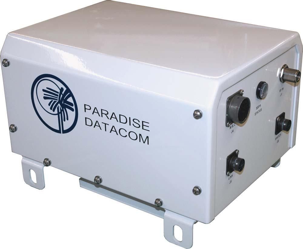 FEATURES 80 Ku-Band Mini Compact Outdoor SSPA Description The Teledyne Paradise Datacom Mini Compact Outdoor Solid State Power Amplifier (SSPA) is built for etreme environmental conditions and high