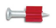 45 diameter shank in various lengths, and a specially designed point to allow proper penetration into typical base materials.