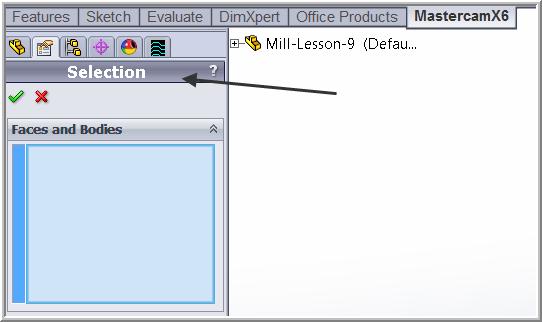 Position the cursor in the Mastercam Toolpath Manager and right click the mouse button. A new window will appear as shown below: 2.