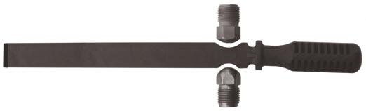 SCR925 1/2" Nozzle Tip Radius Gauge SCR14 STOP USING BRASS TOOLS that can harm the finish of your tools. The SCRAPER is made of 100% recyclable 6/6 Nylon and won't mark up your mold.