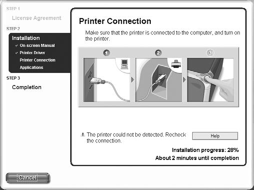 Troubleshooting Cannot Install the Printer Driver Problem Possible Cause Try This Cannot Install the Printer Driver Installation procedure not followed correctly Other applications (including