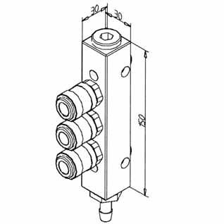 MANUAL WORKPLACE SYSTEMS PNEUMATIC SYSTEMS PNEUMATIC 3-WAY DISTRIBUTOR Part. N 32.