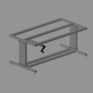 MANUAL WORKPLACE SYSTEMS HEIGHT-ADJUSTABLE TABLES HYDRAULICALLY HEIGHT-ADJUSTABLE TABLE Part. N 32.