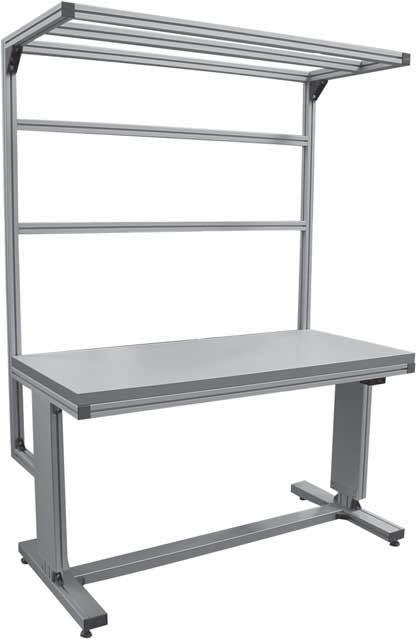 MANUAL WORKPLACE SYSTEMS BASIC PORTAL CONSTRUCTION BASIC PORTAL CONSTRUCTION WITH EXTENSION ARM Low-stress work demands an optimal design of grab space at the workplace under ergonomic conditions.