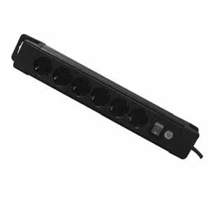 MANUAL WORKPLACE SYSTEMS ACCESSORIES PROFESSIONAL MULTIPLE-SOCKET OUTLET, 6-FOLD Part. N 32.