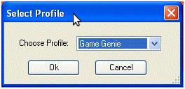 our case we already selected Game Genie to be default so that will be shown as the