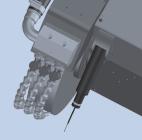 Application-specifi c swivel device or intermediate section for the wheelhead 4
