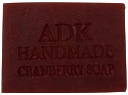 Ha dmade Soaps ADK Handmade Cranberry Soap #1111 4oz - 12 per case labeled #1131 4oz - 12 per case unpackaged #1463 24oz - Soap Brick Handmade in the