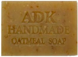 ADK Handmade Oatmeal Soap #1114 4oz - 12 per case labeled #1136 4oz - 12 per