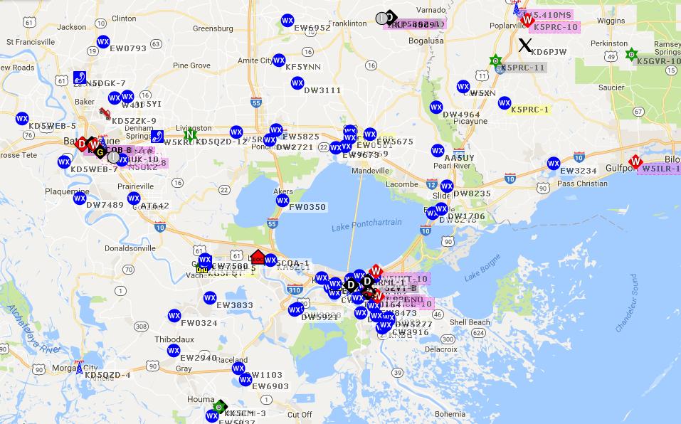 A 24 hour look into local APRS activity courtesy APRS.FI APRS has an objects built in to basically advertise services in the local area.