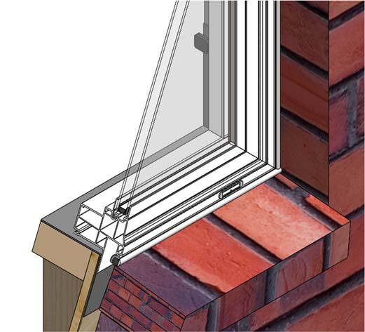 Step 12: Sealing the Exterior A. Warning: Maintain a minimum of ¼ between the window frame, trim, siding, or masonry.