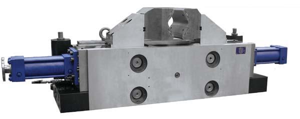The centering and clamping unit allows compensating, clampable and centric clamping.