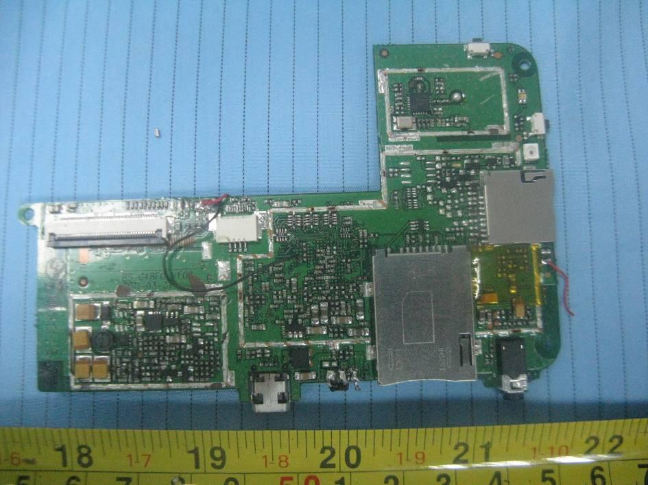 EUT Main Board with Shield Bottom View