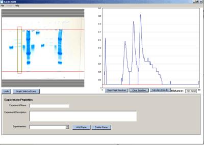 Once all of the baselines and peak resolver(s)for the graph have been entered, click on the Calculate Results button.