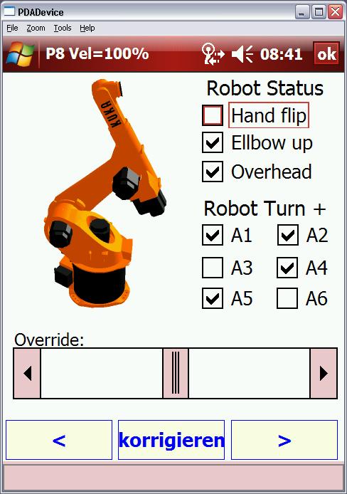 Feedback of Robot
