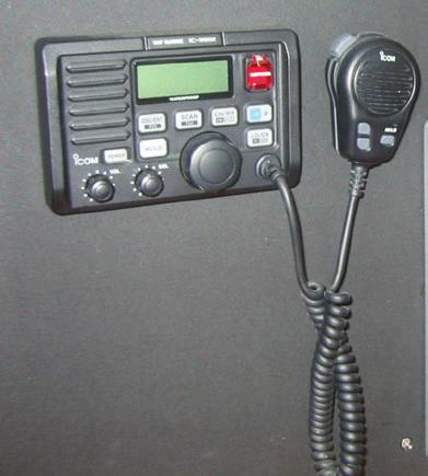 VHF RADIO EQUIPMENT VHF radio may be used efficiently for communications between vessels at sea and between a vessel at sea and shore based services.