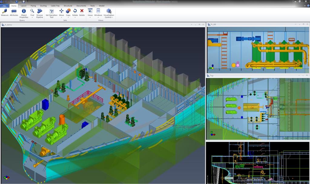 Outfitting Detail Design suite 2015Q3 The Cadmatic 3D Outfitting Detail Design suite is an integrated, databasedriven design module and provides powerful tools for 3D layout-, piping-, HVAC-, cable