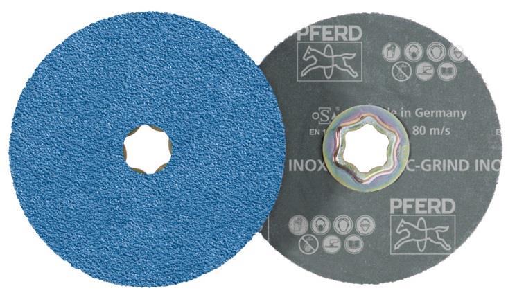 With the new backing pad, all CC-Grind grinding discs can be used on commercially available angle grinders.