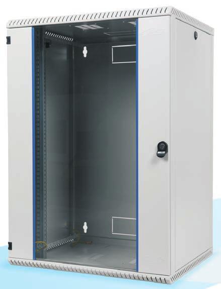 Removable side covers with single point lock provide an easy access to the inside of the cabinet.