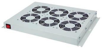 Accessories for standing and hanging 19 cabinets Ventilation 19 Ventilation panels ź For mounting at the bottom and top of the cabinets and on the 19 mounting sections of the cabinets ź