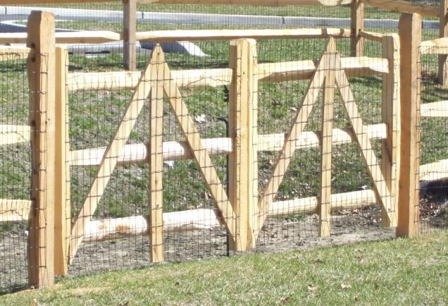 SPLIT RAIL 2-Rail Split Rail 3 High Our Split Rail is made from Locust Wood for the posts, and rails are a blend of