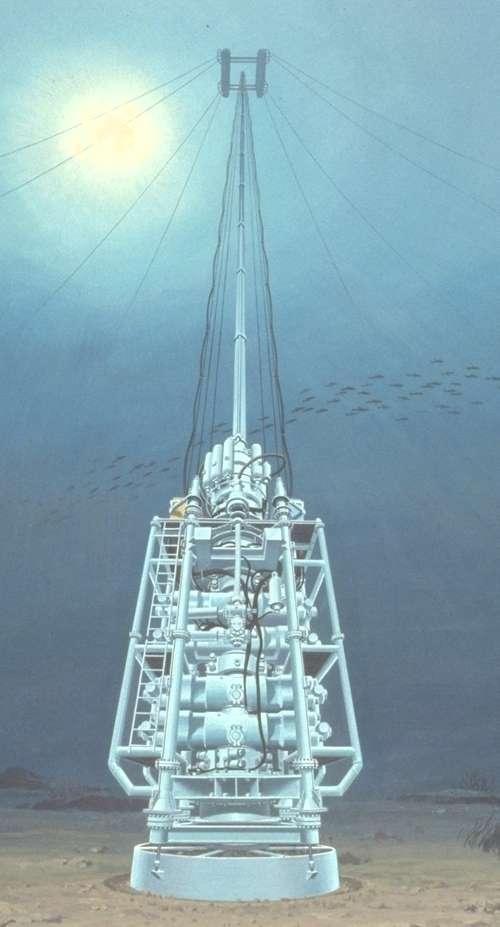 RIG DRILLING EQUIPMENT SUBSEA ARRANGEMENT: Riser, A typical riser element - 75 ft long, - 21 OD x 7/8 wall - 2 x 4 ½ ID choke and kill lines - 1