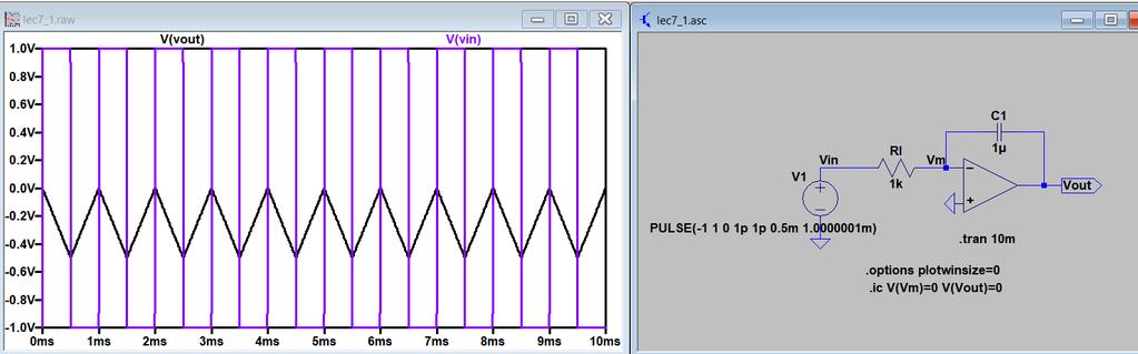 7. (1) Create a symbol of an Op Amp in LTSpice and complete the following circuits. (2) Derive the voltage gains of the following Op Amp configurations.