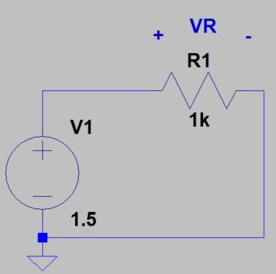 Fig. 1-3 4. Complete the following circuit to provide a +5 and -5 power supply: Fig. 1-4 5. What is VR?