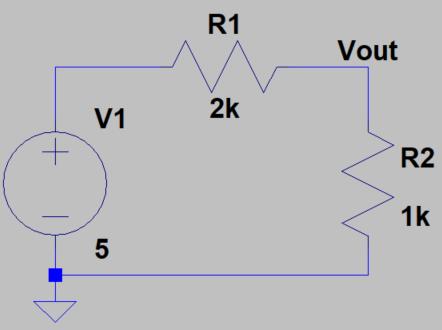 Solve the Vout of the following Voltage