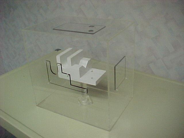 Figure 2- Glass Box for 3 View Drawings. Since the majority of students rarely have the text the first day of class, a worksheet is passed out and done with the help of the instructor. See figure 3.