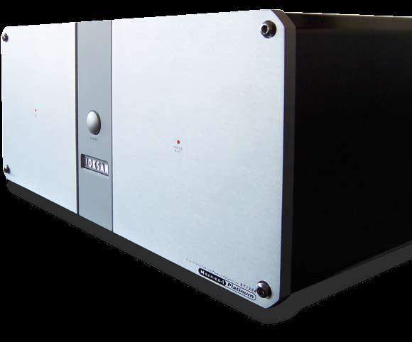 ST1308 Stereo Power Amplifier True musical finesse at higher power levels The Platinum Stereo Power Amplifier simultaneously delivers a deeper, tighter wholly controlled bass with a realistic open