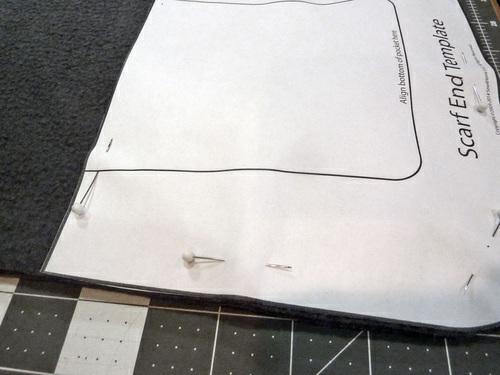 At Your Sewing Machine & Ironing Board Pocket 1. Find the two pocket pieces and the one interfacing piece. 2.
