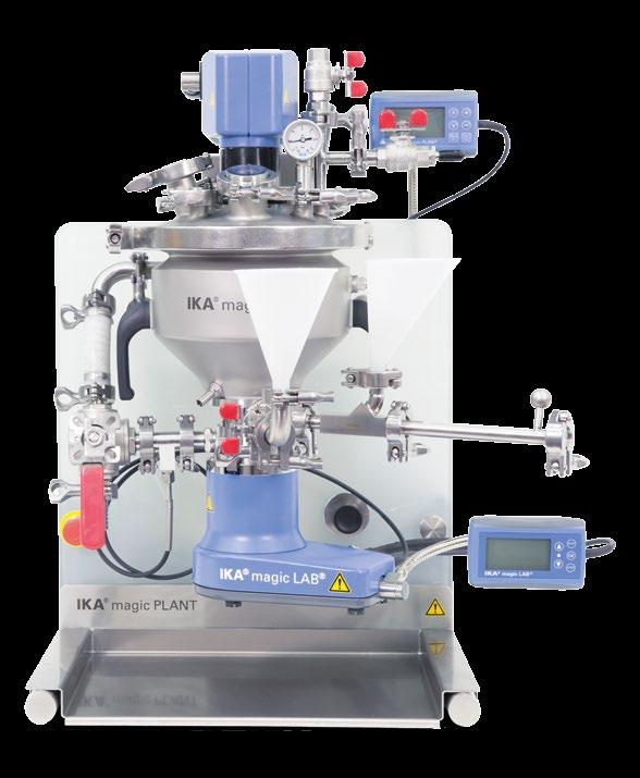 The magic PLANT enables you to test and complete these changes at the laboratory level before transferring the process back to the industrial-scale process plants. Speed adjustment.