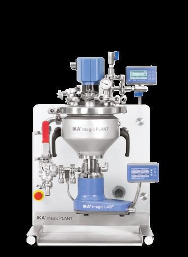 magic PLANT inline /// The ultimate process system simulation The magic PLANT inline is equipped with an effective and versatile dispersing machine, the IKA magic LAB.
