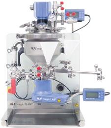 Single-stage high shear mixer used for simple homogenizing tasks.