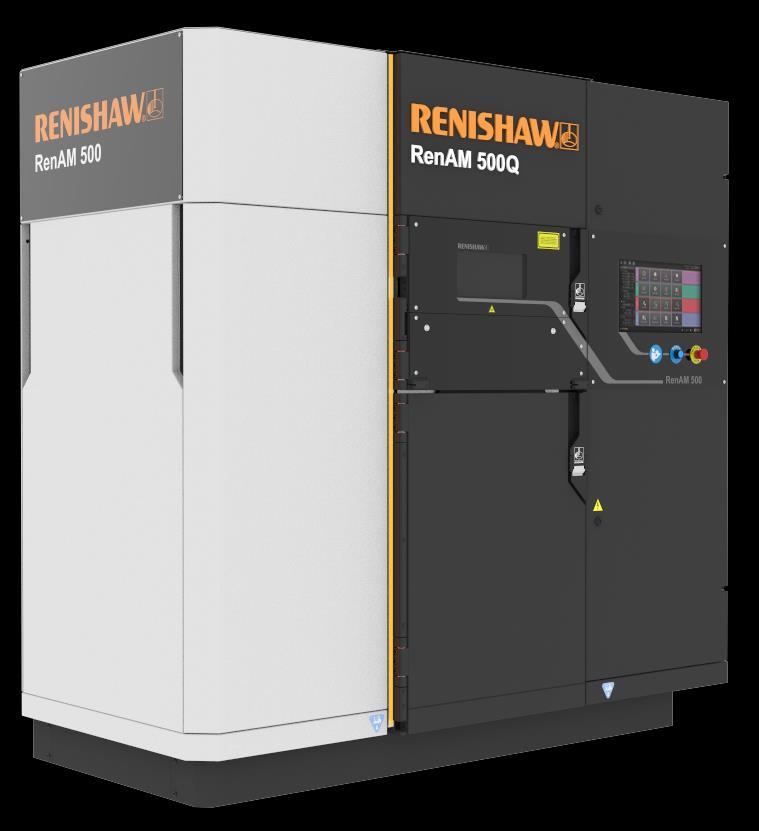 RenAM 500Q family RenAM 500Q - multi laser AM system Target market - experienced users manufacturing series parts High performance replacement for competitor mid-size