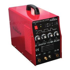 PRIMITIG DC 200P Dual Function HF TIG / MMA High Frequency Start TIG Welding Pulsed TIG Facility Not Suitable for Aluminium TIG Welding Supplied with TIG Torch & Earth Cable Code