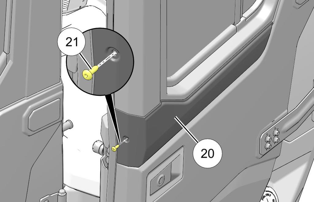 Ensure depth adjustment is made with latch pawls M at FULL closure as shown below (second click ), not at partial closure (first click ).