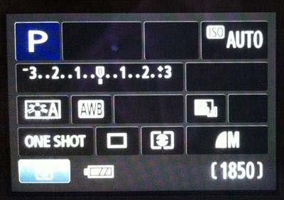 SETTING UP MANUAL SHOOTING...CONTINUED Step 4) Shutter Speed using the same dial change the shutter speed.